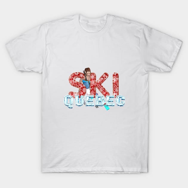 Ski Quebec T-Shirt by teepossible